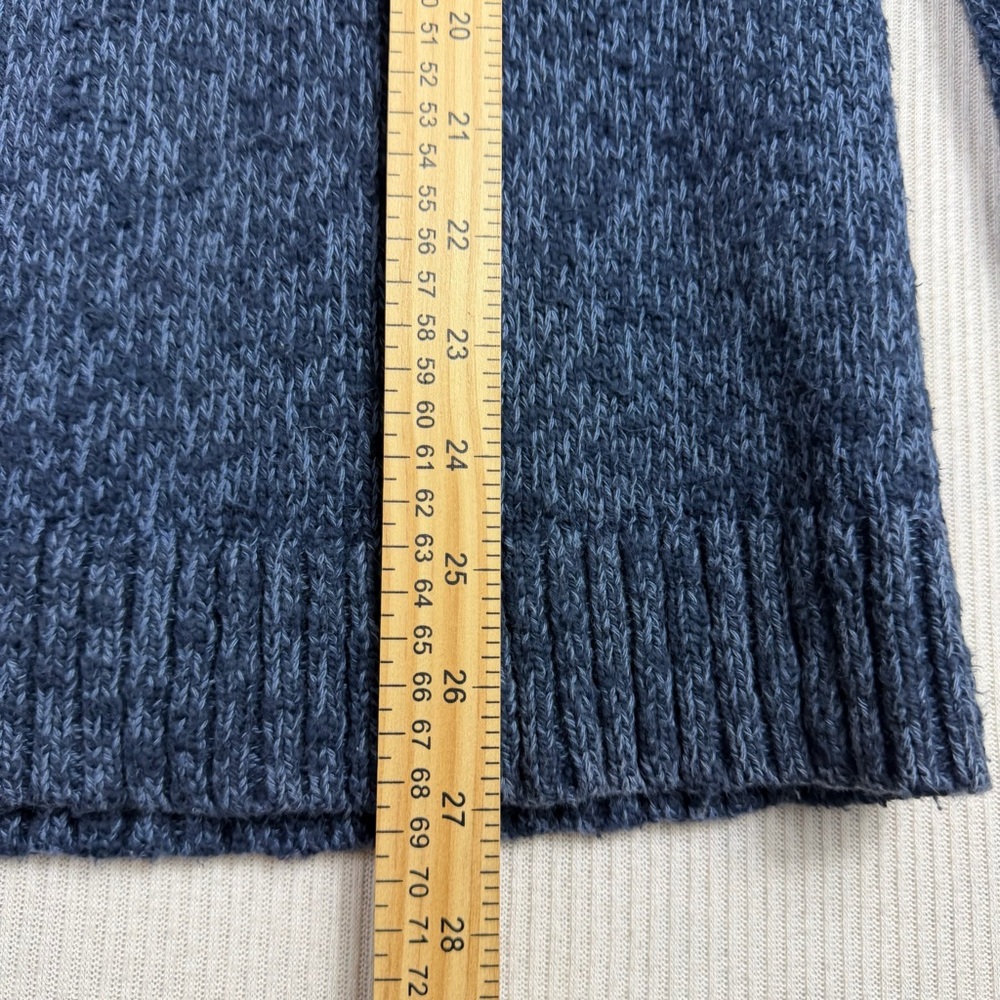 L.L. Bean Mock Neck Fair Isle Sweater SMALL Chunky Knit - Picture 8 of 8